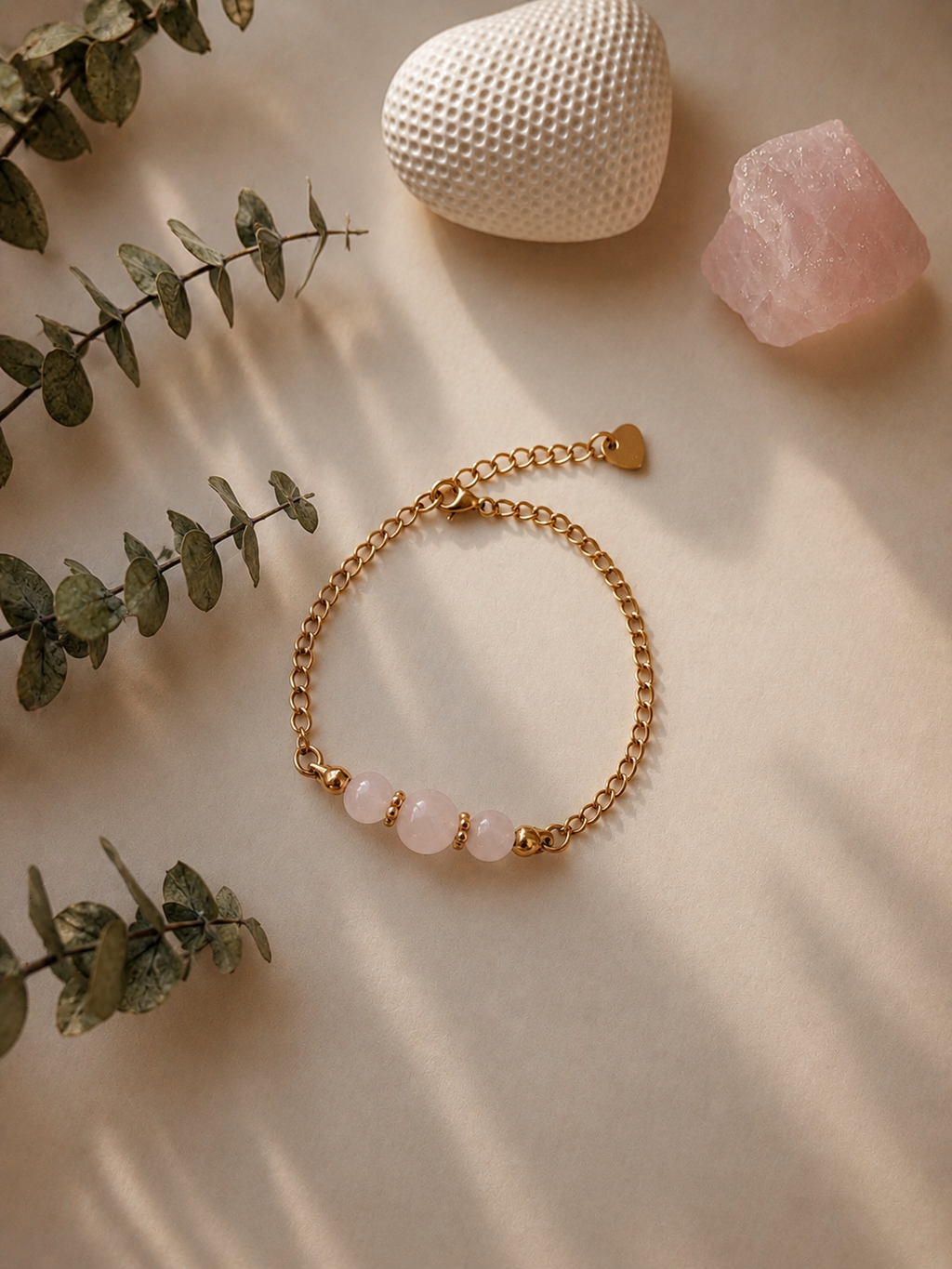 Selbstliebe - Rosenquarz Armband