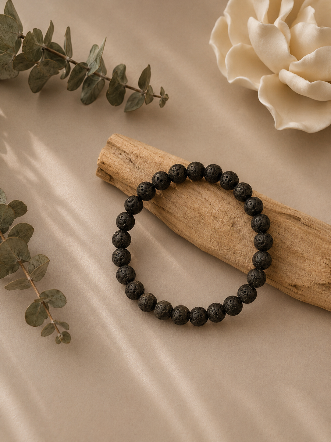Erdung – Lavastein Armband