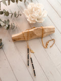 Zuversicht - Goldener Obsidian Kette